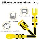 Kit Criativo de Talheres e Prato Infantil para Refeições Divertidas +Frete Grátis