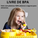 Kit Criativo de Talheres e Prato Infantil para Refeições Divertidas +Frete Grátis