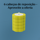 Escova com cabeças descartáveis -Limpeza