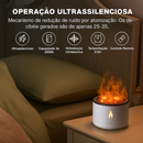 Umidificador Vulcão 360ml – Chama Realista e Aromaterapia