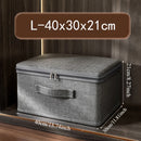 Caixa Organizadora Dobrável de Tecido Oxford Cinzar Home Organization