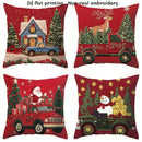 Capa de Almofada Decorativa Natalina (Peachskin)