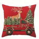 Capa de Almofada Decorativa Natalina (Peachskin)