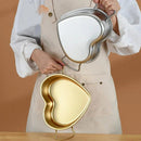 Panela de Aço Inoxidável em Formato de Coração - Tododia Lar