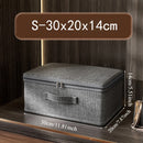 Caixa Organizadora Dobrável de Tecido Oxford Cinzar Home Organization