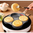 Frigideira Antiaderente de Pedra Maifan - 4 Compartimentos - Tododia Lar