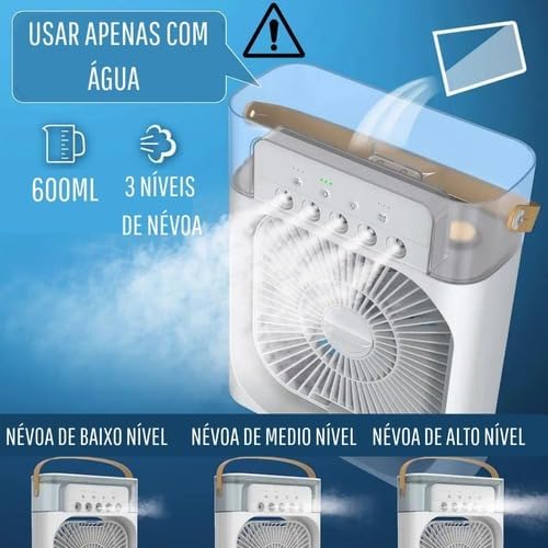 Ventilador  ar condicionado climatizador umidificador portátil Frete Grátis