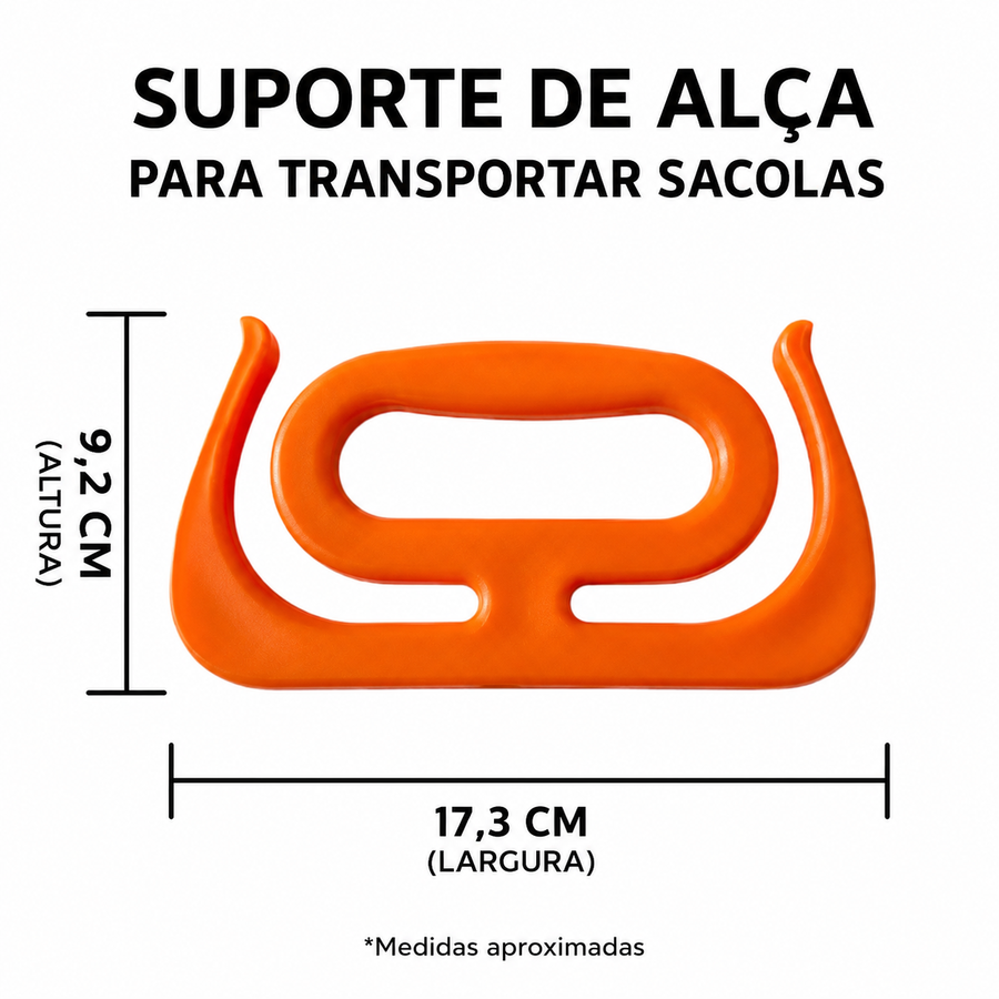 TRANSFORME VÁRIAS SACOLAS EM UMA ÚNICA PEGADA CONFORTÁVEL