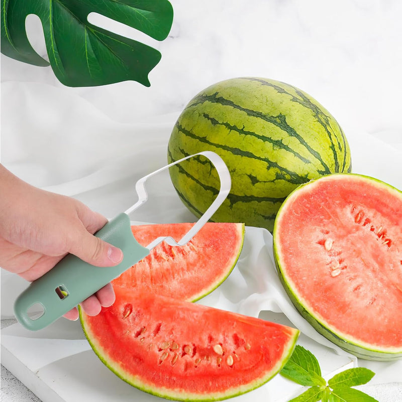 Cortador 3 em 1 para Melancia e Frutas Suculentas: Transforme Seu Verão