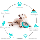 Bola interativa de distribuição de comida para cães pequenos e grandes Frete Grátis. - Tododia Lar