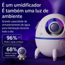 Umidificador de Ar Astronauta 220ml Luz LED Colorida Frete Grátis