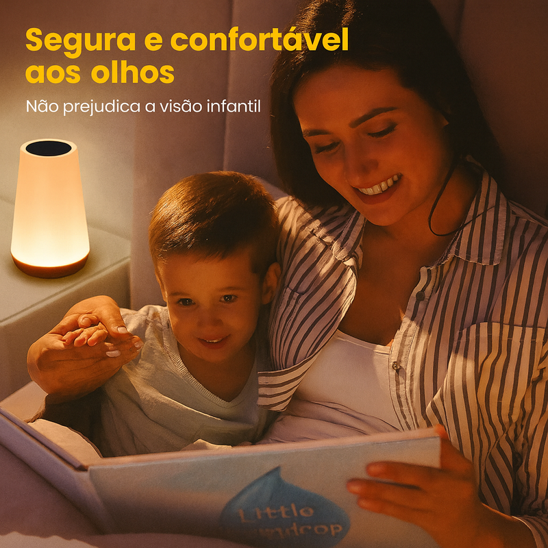 Luminária LED Multicolorida – Crie Ambientes Incríveis com 1 Toque -Frete Grátis