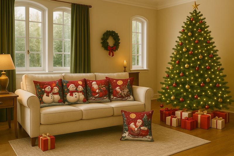 Capas de Almofada Natalinas Frete Grátis