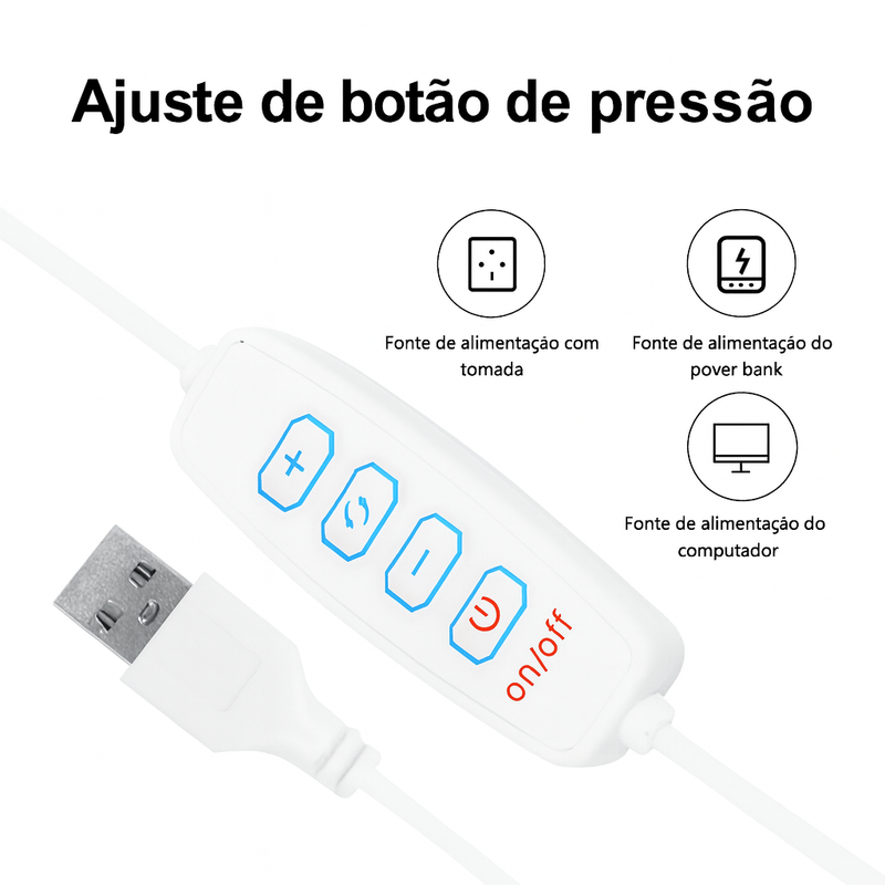 Luminária de Cabeceira com Iluminação Ajustável