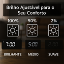 Relógio Despertador Digital LED de Mesa –hora , data, temperatura.