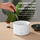 Umidificador Vulcão 360ml – Chama Realista e Aromaterapia