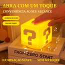 Luminária LED Bloco Mario com Som e USB