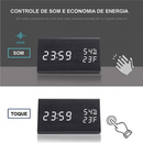 Relógio Despertador Digital LED de Mesa –hora , data, temperatura.