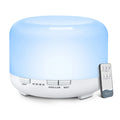 500ML Aroma Diffuser (Oils Optional), 5V 2A Essential Oil Aromatherapy Diffuser Humidifier with Remote Control  for Home Office