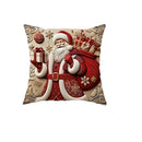 1pc, Christmas Old Man Elk Pillowcase, Christmas Party Decoration, Home Decoration, Bedding Decoration