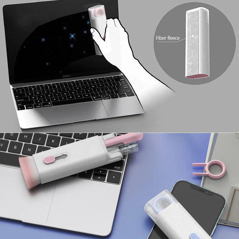 Caneta de Limpeza de Teclado e Eletrônicos 7 em 1 Multifuncional - Tododia Lar