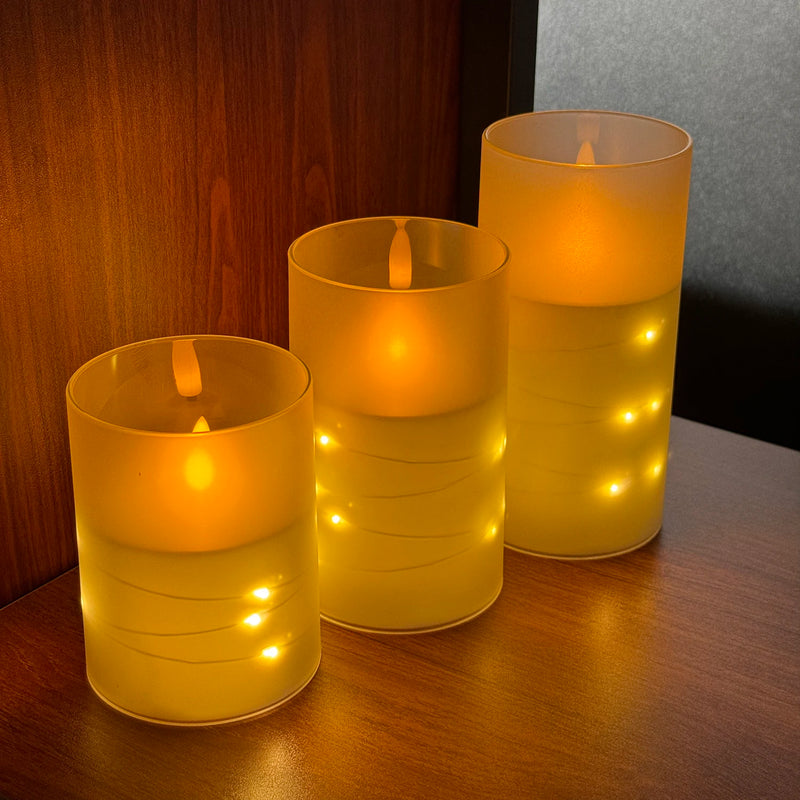 Velas LED Sem Chama com Controle Remoto