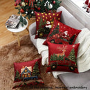 Capa de Almofada Decorativa Natalina (Peachskin)