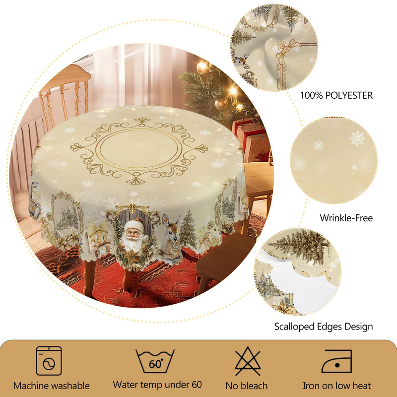 Toalha de Mesa Natalina Premium | Decoração de Natal