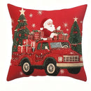 Capa de Almofada Decorativa Natalina (Peachskin)