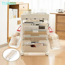 Organizador com Rodas – Estante de Livros e Prateleiras Móveis