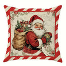 Fronhas Natalinas Decorativas Papai Noel e Cervo