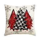 Capa de almofada de Natal Vermelhas – Kit 4 Capas Decorativas