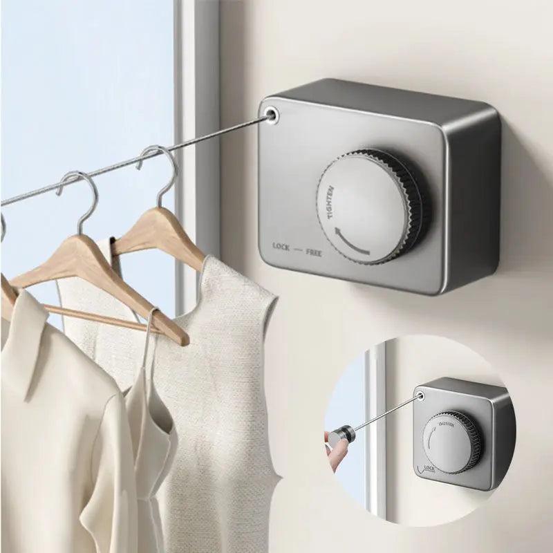 Varal retrátil de aço inoxidável Frete Grátis - Tododia Lar