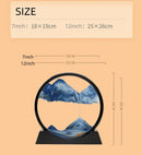 Ampulheta 3D Hipnótica – Elegância e Relaxamento