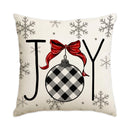 Capa de almofada de Natal Vermelhas – Kit 4 Capas Decorativas