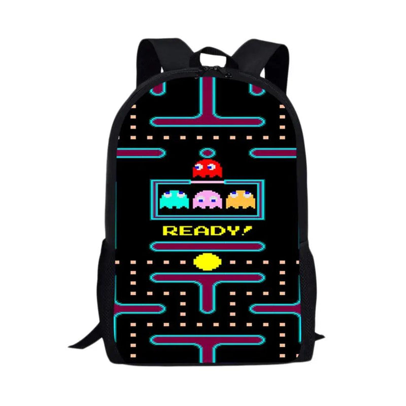 Mochila Escolar PAC MAN variedade de modelos Frete Grátis - Tododia Lar
