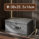 Caixa Organizadora Dobrável de Tecido Oxford Cinzar Home Organization