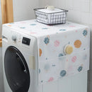 Creative Refrigerator Dust Cover High Density Waterproof Fine Workmanship Feather Printing Fridge Dust Cover for Fridge