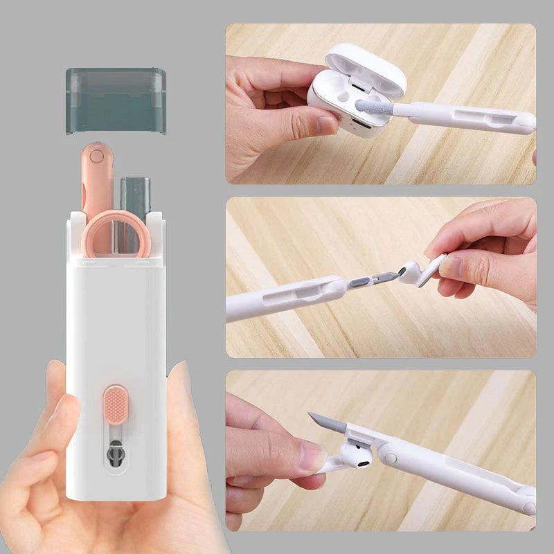 Caneta de Limpeza de Teclado e Eletrônicos 7 em 1 Multifuncional - Tododia Lar