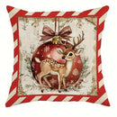 Fronhas Natalinas Decorativas Papai Noel e Cervo