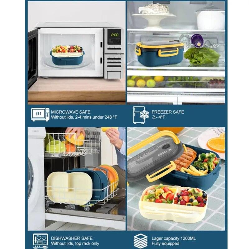 Pote lançeira selado anti vazamento duas repartições - Tododia Lar