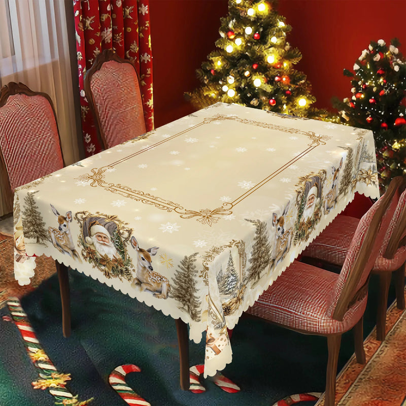 Toalha de Mesa Natalina Premium | Decoração de Natal
