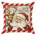 Fronhas Natalinas Decorativas Papai Noel e Cervo