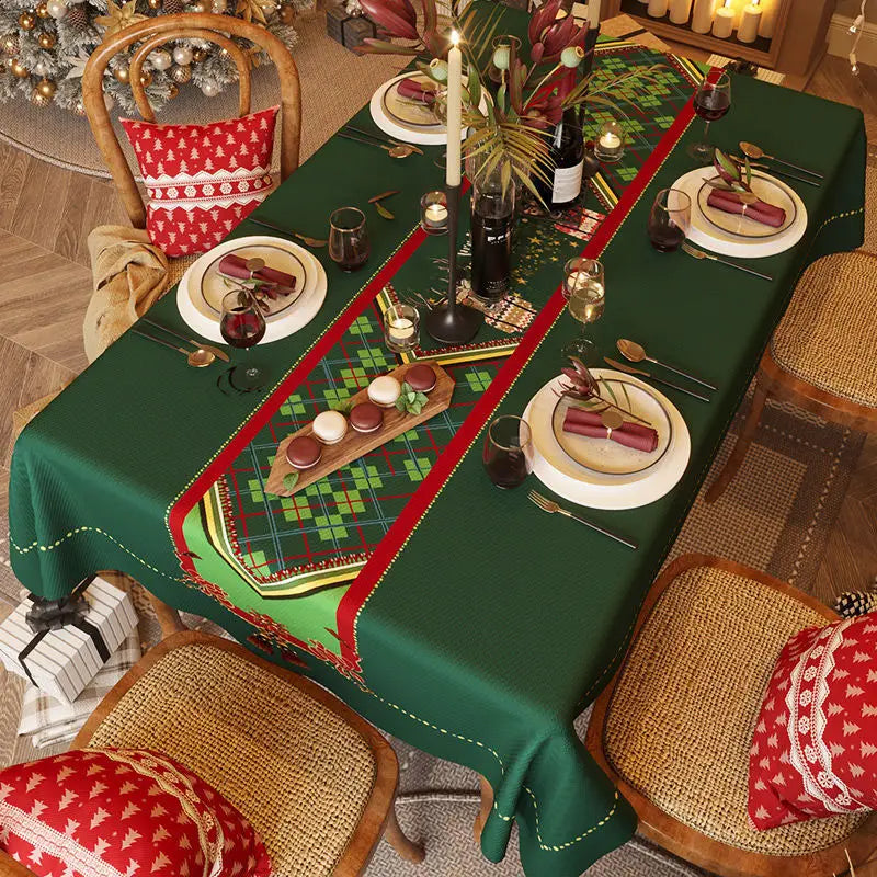 Toalha de Mesa de Natal com Estilo Escandinavo