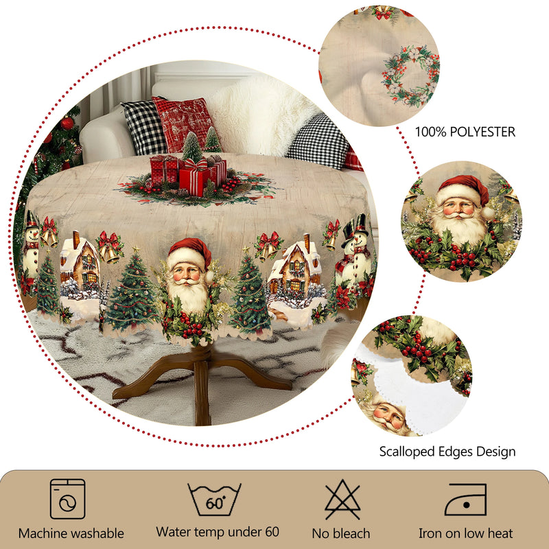 Toalha de Mesa Natalina Vintage