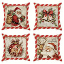 Fronhas Natalinas Decorativas Papai Noel e Cervo