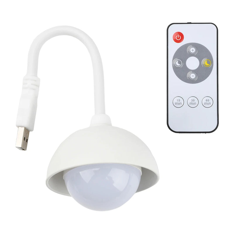 DC 5V USB Plug and Play Smart Night Light Remote Control Touch Switch LED Bedside Lamp