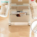 Organizador com Rodas – Estante de Livros e Prateleiras Móveis