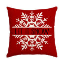 Capa de almofada de Natal Vermelhas – Kit 4 Capas Decorativas