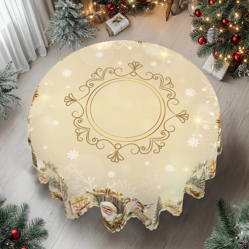 Toalha de Mesa Natalina Premium | Decoração de Natal